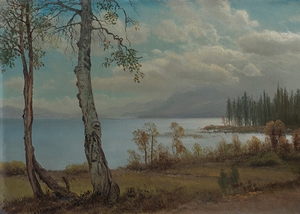 Lake Tahoe by Albert Bierstadt [1830–1902]